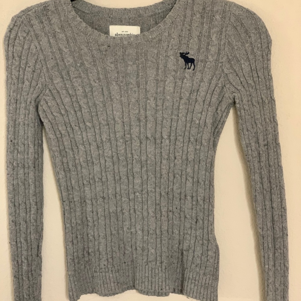 Abercrombie Kids Knit Grey Sweater